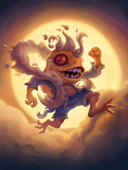 One piece fanart as Hearthstone art style